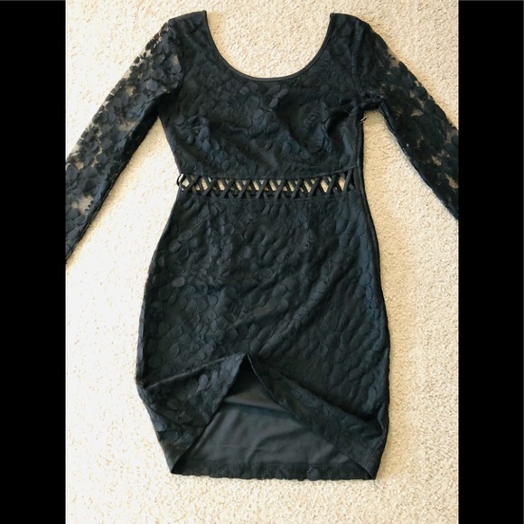City Studio Lace Dress Sz 7  Holiday Party Sexy Vintage - Picture 7 of 10